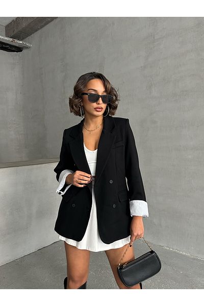 prova Missce2505 Model Two Buttons Blazer Jacket
