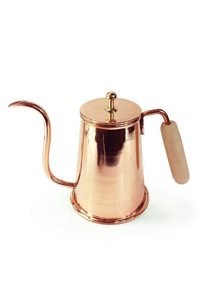 Shark Anatolia Coffee House Copper Teapot
