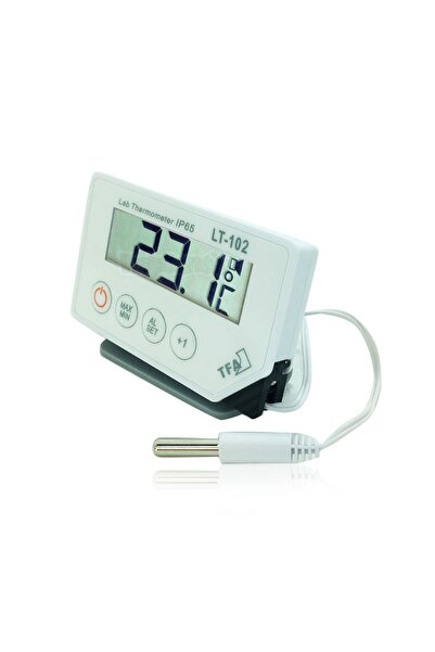 TFA 30.1034 Dijital Alarmlı Ip65 Su Geçirmez Termometre, Beyaz