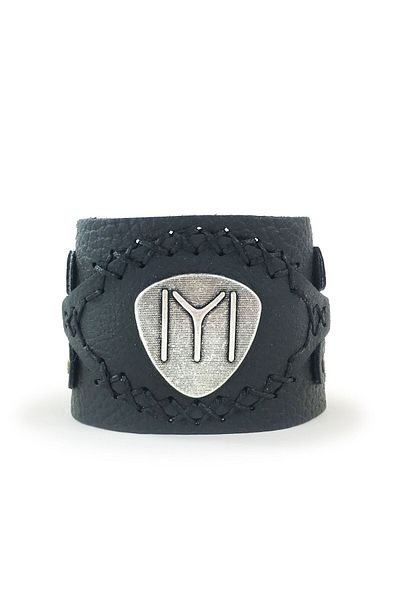 Shark Anatolia Well Filled Leather Bracelet Black