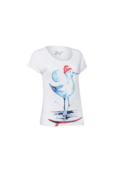 ANEMOSS Seagull Womens T-shirt S Size