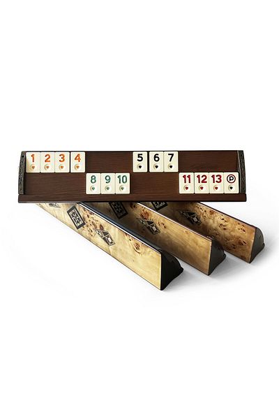 Helena Wood Art Snowdrop Handmade Solid Wood Okey Set Mosaic Mazel