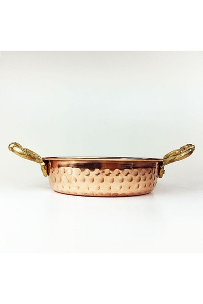 Shark Anatolian Hand Forged Copper Pan and Pan