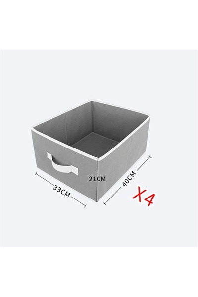 Cady One خزانة قماش قابلة للطي ومنظم أمتعة مع قضبان تعليق و4 أدراج تخزين وخزانة ملابس