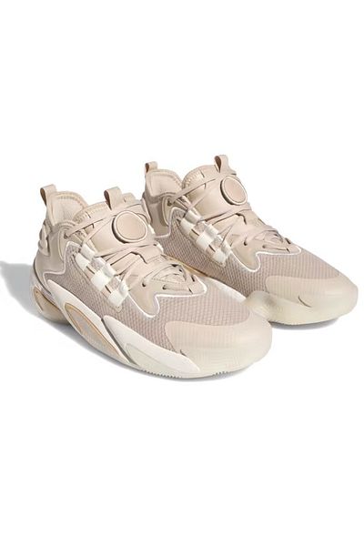 adidas Beige Unisex Basketball Shoes