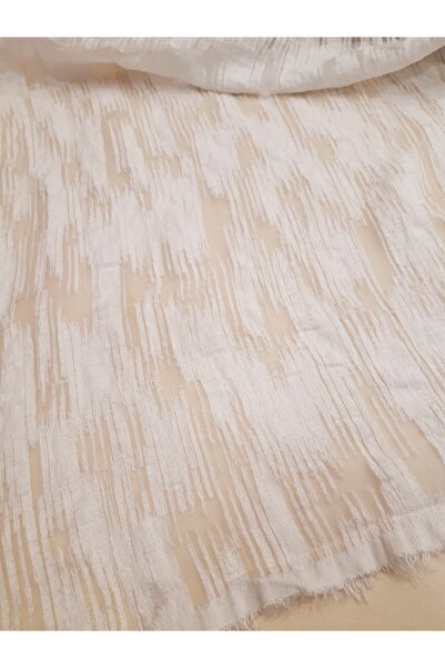 Safir Kumaş Elbiselik Salaş Dökümlü Şifon Üzerine Dokunmuş Desen 3 Metre