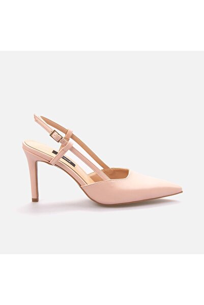 KEMAL TANCA Kadın Vegan Microlight Taban Pudra Gece & Abiye Ayakkabı