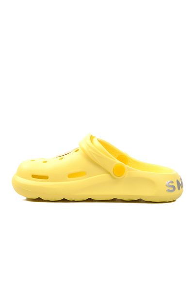 AYAKMOD Unisex Children's Slippers - Yellow Sabo, Brn 1648 F
