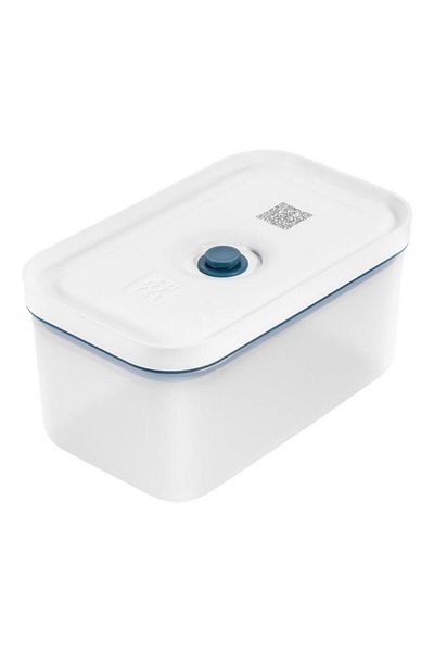 ZWILLING Fresh & Save Size m Vacuum Storage Plastic Container - Semi Clear & Mediterranean Blue