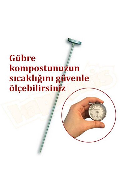 TFA Metal Kompost Toprak Termometresi