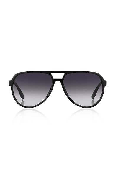Kinary Shiny Black New Trendy Sunglasses - 2047