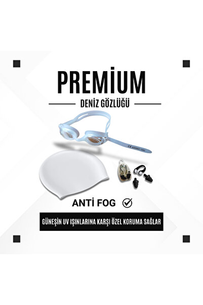 AVESSA 3’lü Yetişkin Havuz Seti Beyaz 8150 Transparan