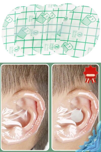 etteminönütoptanticaret 10 Adet Bebek Çocuk Kulak Koruma 10'lu Yapışkanlı Sti...