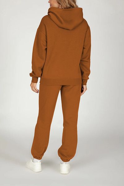 ruNadeS Women's Cotton Relaxed Fit Sport Tracksuit Set