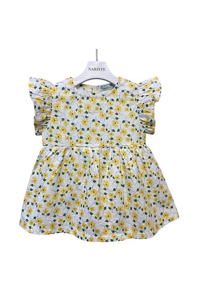 greenmoss Daisy Patterned Baby Dress
