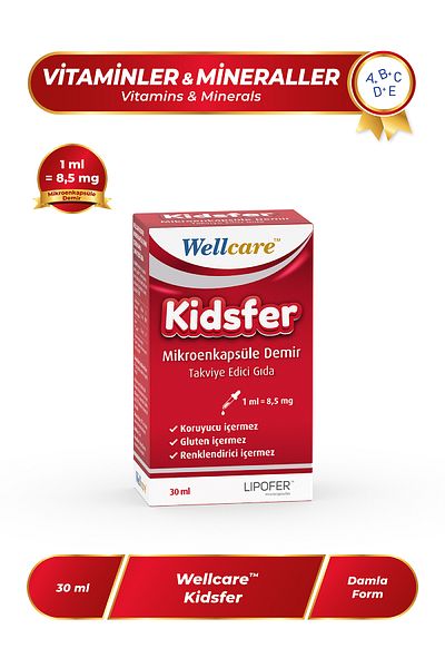 Wellcare Kidsfer Microencapsulated Iron Drops - 30 ml