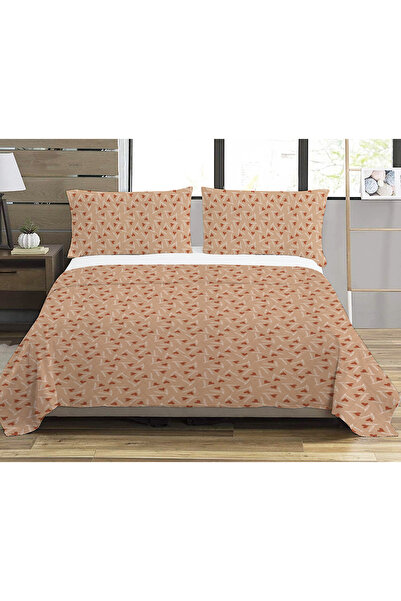 Evmila بيكيه مطبوع على شكل قلب مزدوج (200×220 سم)