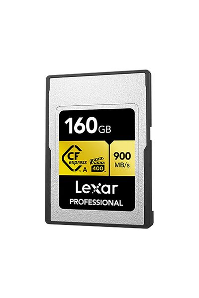 Lexar بطاقة ذهبية Cf Express من النوع A بسعة 160 جيجابايت