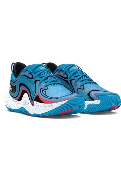 Under Armour Men's Blue Basketball Shoes Spawn 6 Mm -3027259-400