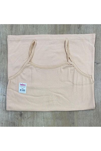 Edacan Women's Cotton Corded Rope Strap Undershirt