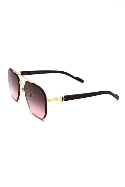Marisol Gold Pink Unisex Sunglasses - Mrs 63018
