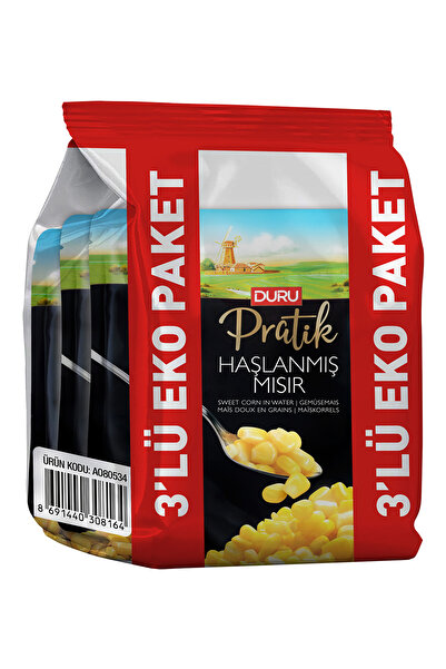 Duru 3'lü Pratik Mısır Paketi 235gx3