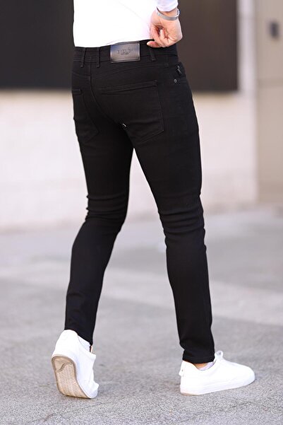 Dr Dnm Remix Ανδρικό τζιν τζιν παντελόνι με κανονική εφαρμογή, μαύρο, ελαστικό τζιν