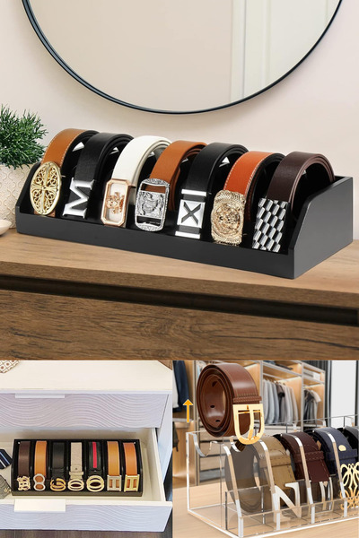 omilife 10 Compartimente Curea Neagra Sosete Bijuterii Machiaj Organizator Dulap Interior Curea Organizator Organizator