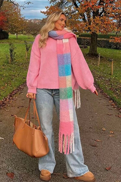 Mollycrush Eșarfă moale din bumbac - Soluție caldă și elegantă împotriva frig...