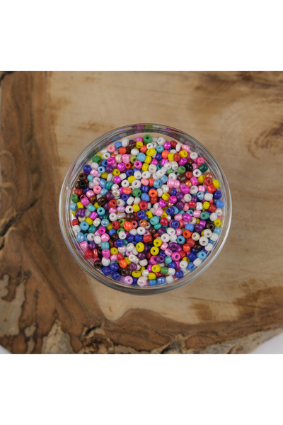Prestij Boncuk ABC mărgele de nisip culori mixte 3 mm 500 grame 8/0 - K9993A