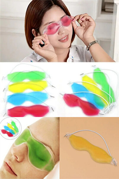 omilife Jel Buz Göz Maskesi Göz Altı Torbası Şişlik Giderici Uyku Bandı Soğuk...