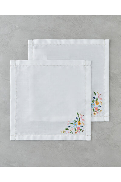 English Home Euphoria Polyester 2'li Misafir Peçetesi 38x38 cm Renkli