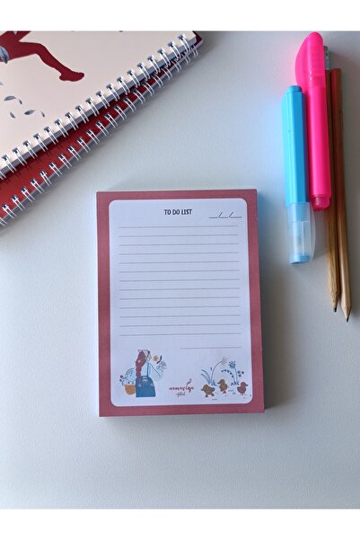 A6 Ebat Mini Bloknot, Notepad, Memopad, Yapılacaklar Listesi, Planlayıcı, To Do List