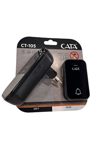 Cata Uzaktan Kumandali Zil CT-105 220V SIYAH