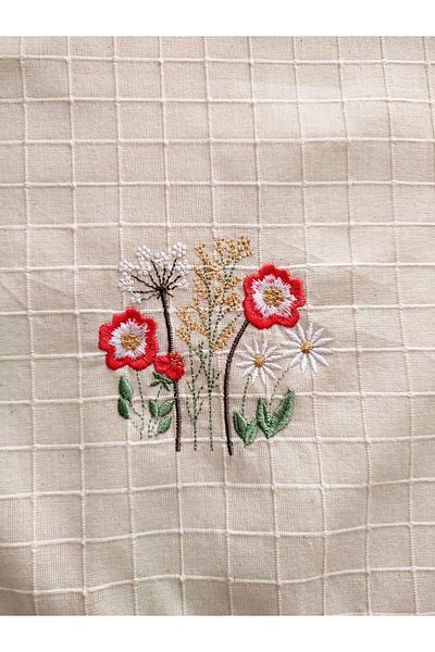 denizli hatırası Buldan Monica Ύφασμα Αυθεντικό Κεντημένο 40x145 cm Runner