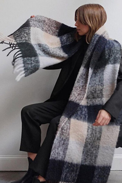 Mollycrush Pamuklu Yumuşak Atkı Şal - Kış Soğuklarına Karşı Sıcak ve Şık Çözüm