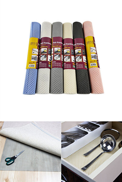 omilife Mavi Kalın Halı Kaydırmaz Halı Altı Örtü Kaymaz Taban Koruyucu Zemin Sabitleyici Ev Ofis Kullanım