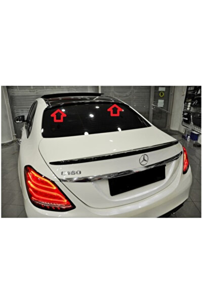Universal Mercedes W205 Cam Üstü Spoiler 2013 Sonrası