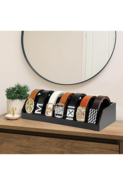 omilife 10 Compartimente Curea Neagra Sosete Bijuterii Machiaj Organizator Dulap Interior Curea Organizator Organizator