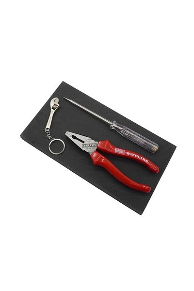 İzeltaş İzeltaş Pliers and Control Pen Set 2 Pieces (with Keychain)