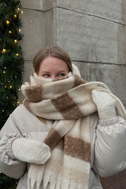 Mollycrush Eșarfă moale din bumbac - Soluție caldă și elegantă împotriva frig...