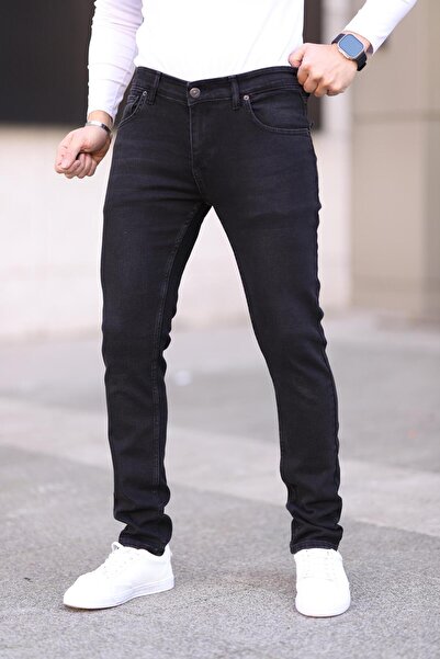 Dr Dnm Remix Ανδρικό τζιν παντελόνι με καπνιστό χρώμα, καθαρισμένο με πέτρα, κανονική εφαρμογή, ελαστικό τζιν από λύκρα