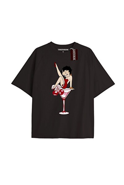 TIMESWASTINGIRL Tricou Betty Boop Y2k