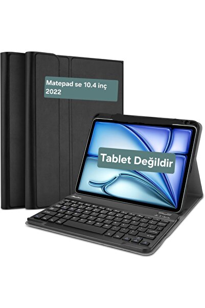 Fogy Huawei Matepad Se 10.4 Inch 2022 Case Uyumlu Bluetooth Türkçe Q Klavyeli...