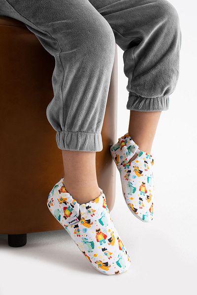 Funny Baby Non-Slip Sole Organic Baby Booties Anti-Sweat Soft Cute Figured Comfortable Flexible