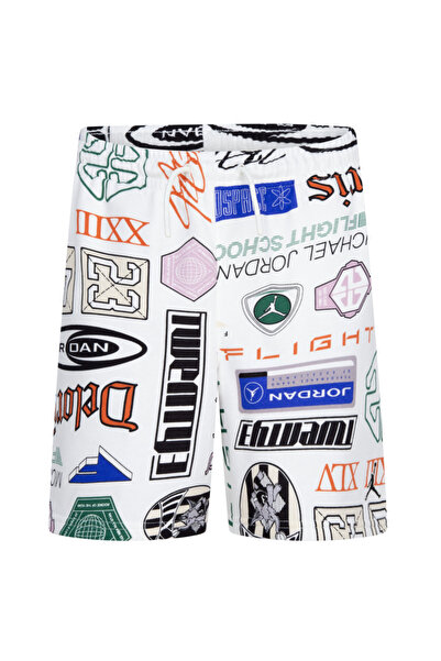 Nike JORDAN JDB MJ ESSENTIALS FT AOP SHORT BUMBAC PENTRU BĂIEȚI 95D743-782