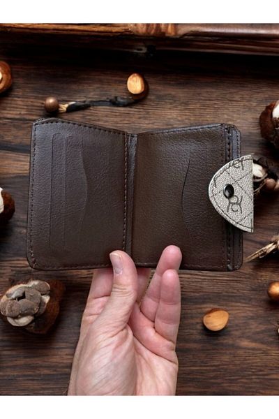 Sarhans Store Carlino Men's Wallet - 12 Card Compartments, Snap Fastener, Double Paper Coin Compartments