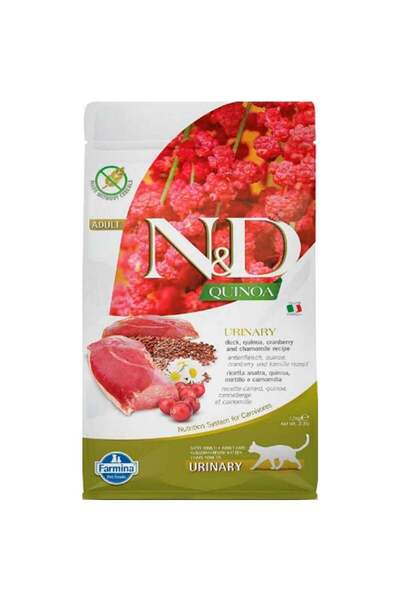 N&D Nd Quinoa Tahılsız Ördek Etli Urinary Kedi Maması 1,5 kg
