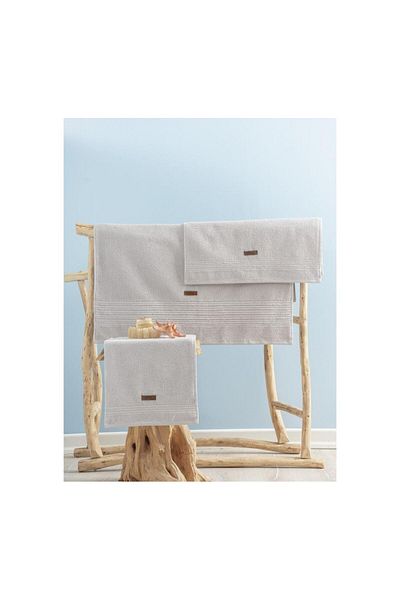 şirin eşyalarım 100% Cotton Wellness Towel Set Stone Gray