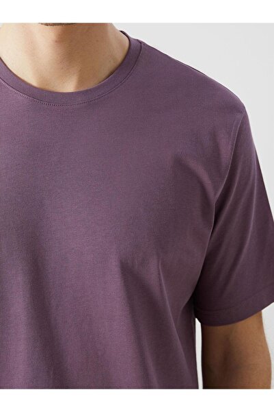 LC Waikiki Ανδρικό μπλουζάκι LCWAIKIKI Classic Crew με κοντό μανίκι χτενισμένο βαμβακερό